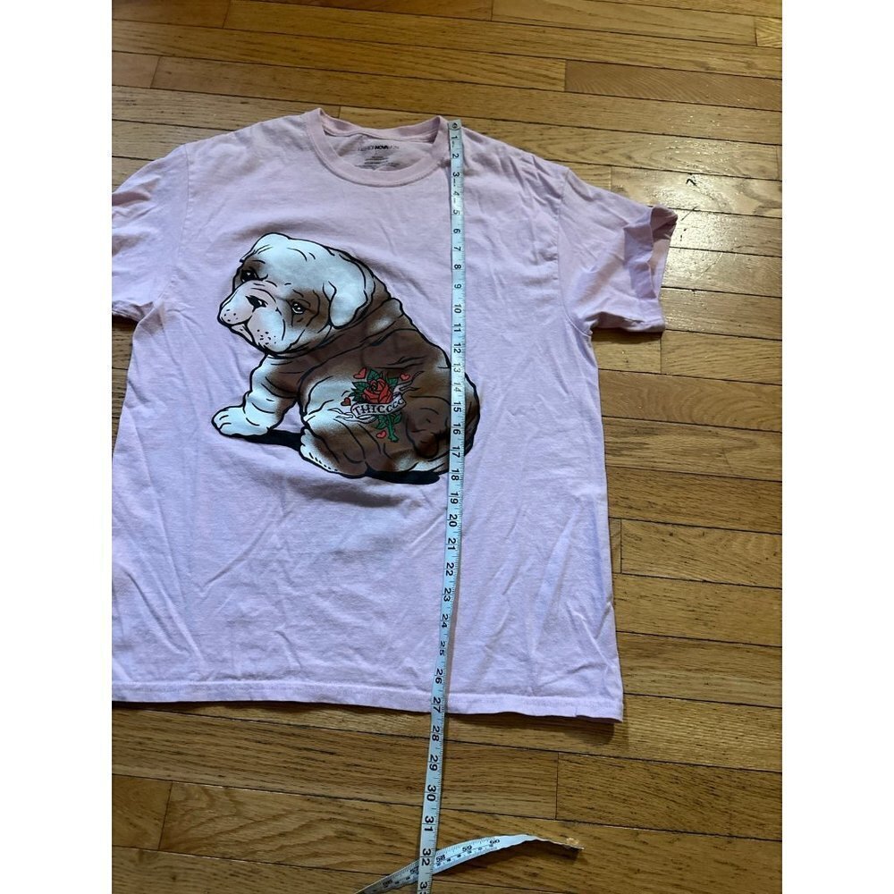 Mens Size L Fashion Nova Men Bulldog Shirt - Picture 6 of 6